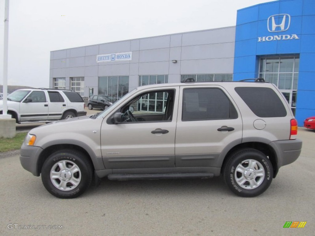 2001 Escape XLT V6 4WD - Light Parchment Gold Metallic / Medium Parchment Beige photo #2