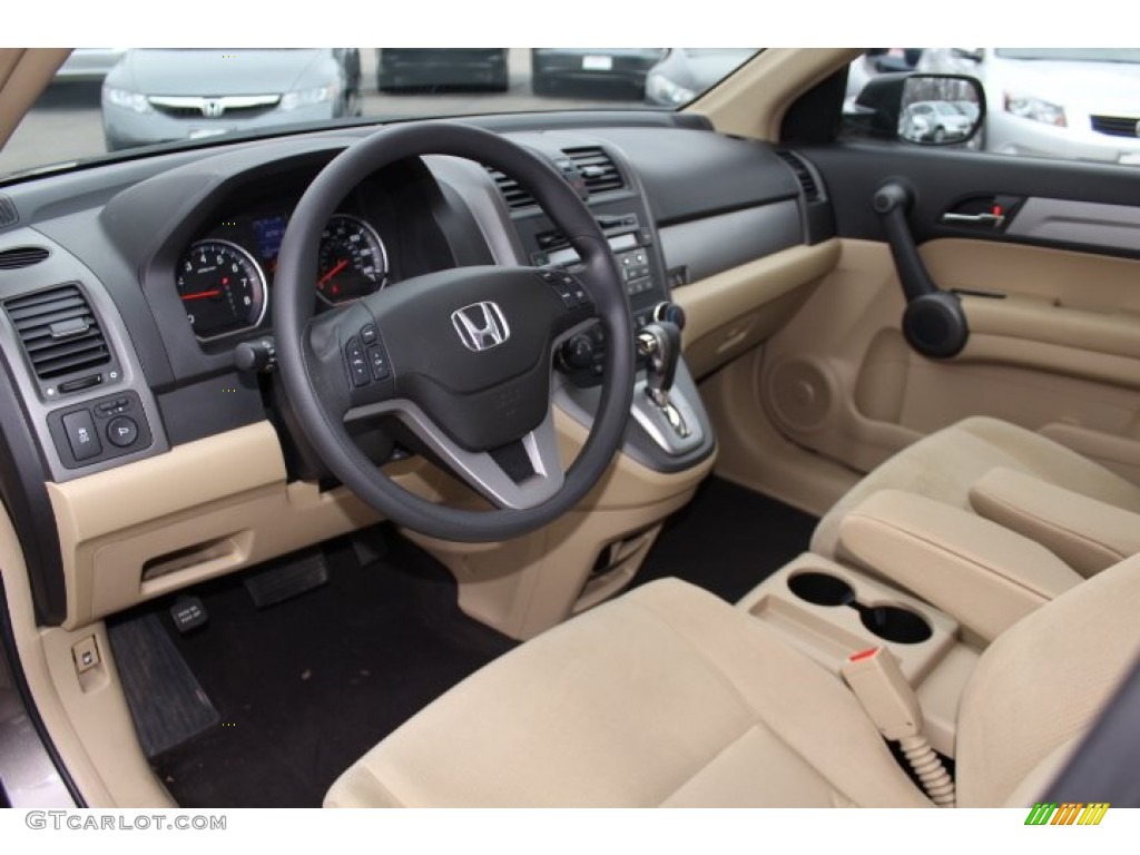 Ivory Interior 2010 Honda CR-V EX AWD Photo #75952228
