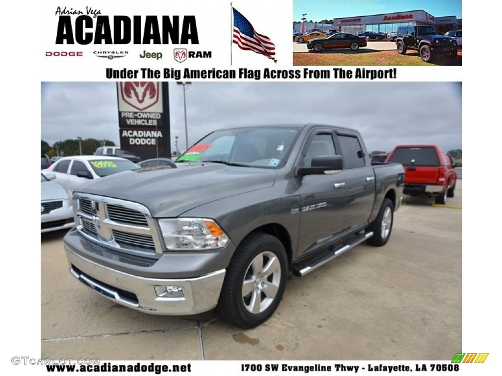 2012 Ram 1500 Big Horn Crew Cab - Mineral Gray Metallic / Dark Slate Gray/Medium Graystone photo #1