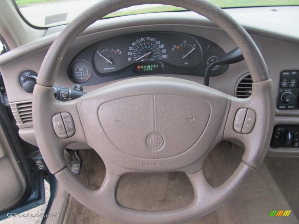 2000 Buick Century Custom Taupe Steering Wheel Photo #75953050