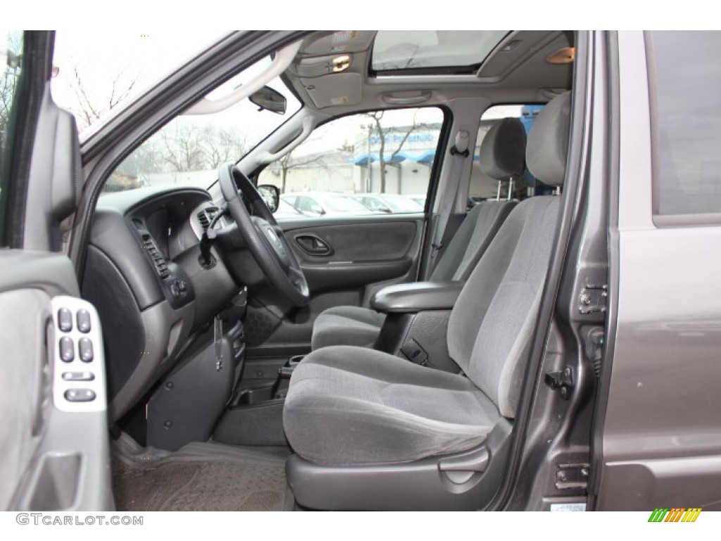 Black Interior 2004 Mazda Tribute LX V6 4WD Photo #75953194