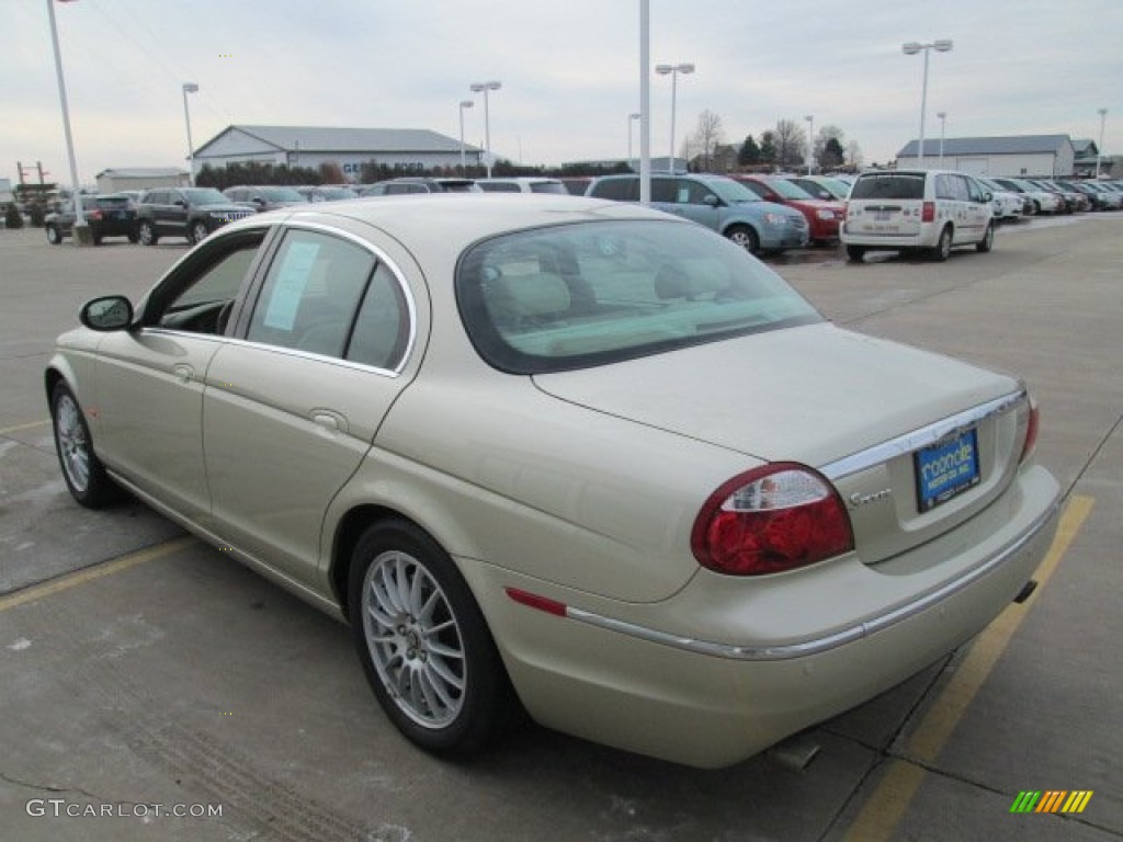 2006 S-Type 3.0 - Winter Gold Metallic / Champagne photo #4