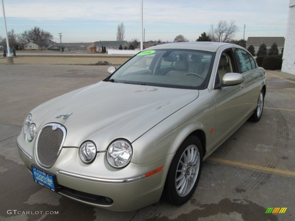2006 S-Type 3.0 - Winter Gold Metallic / Champagne photo #14