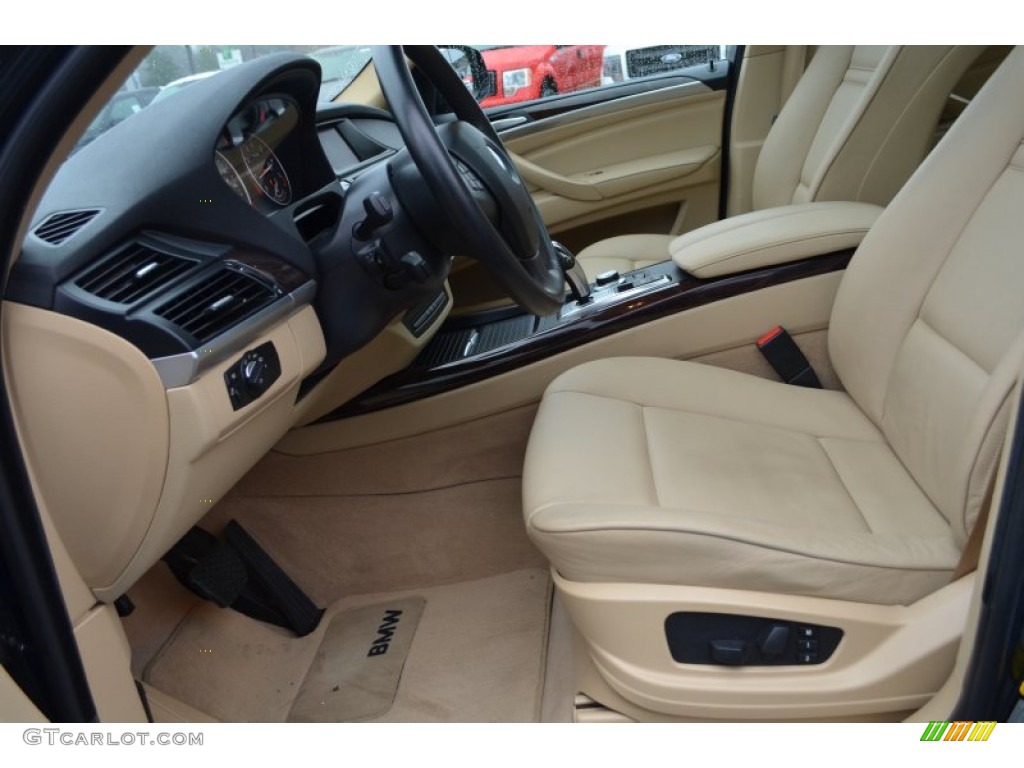2008 X5 3.0si - Deep Green Metallic / Sand Beige photo #10