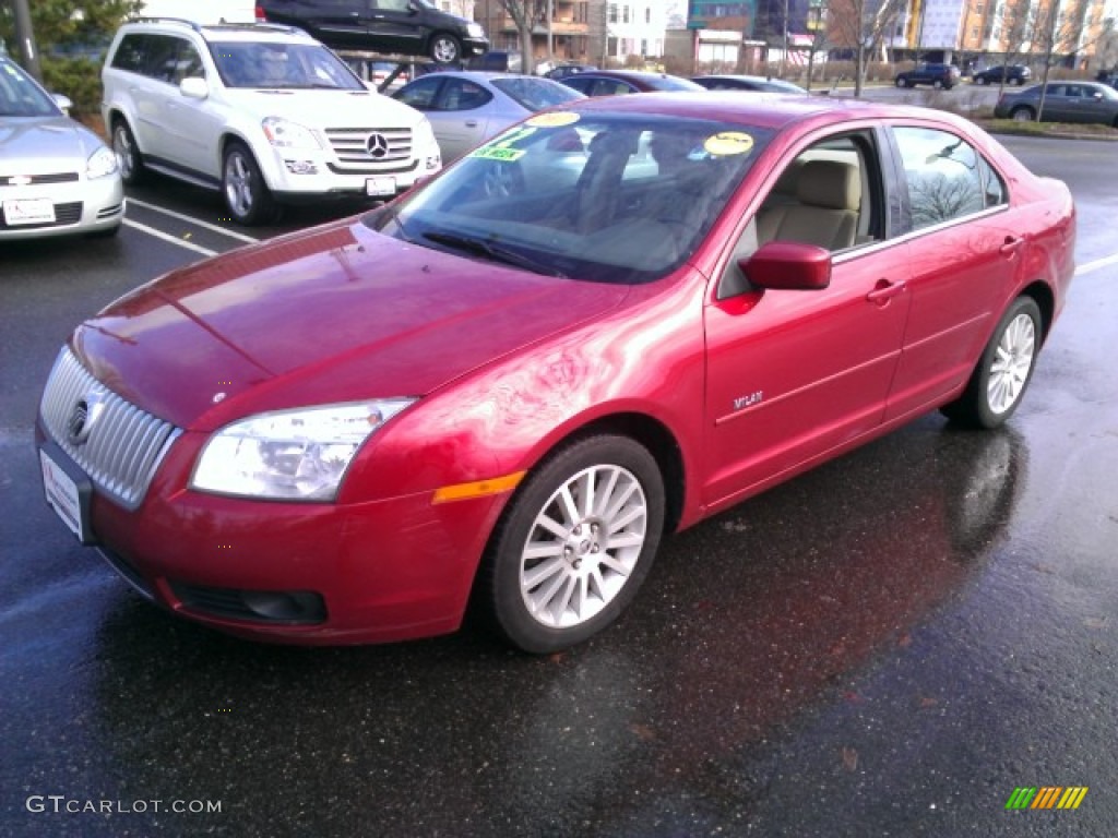 Vivid Red Metallic 2007 Mercury Milan I4 Premier Exterior Photo #75955021
