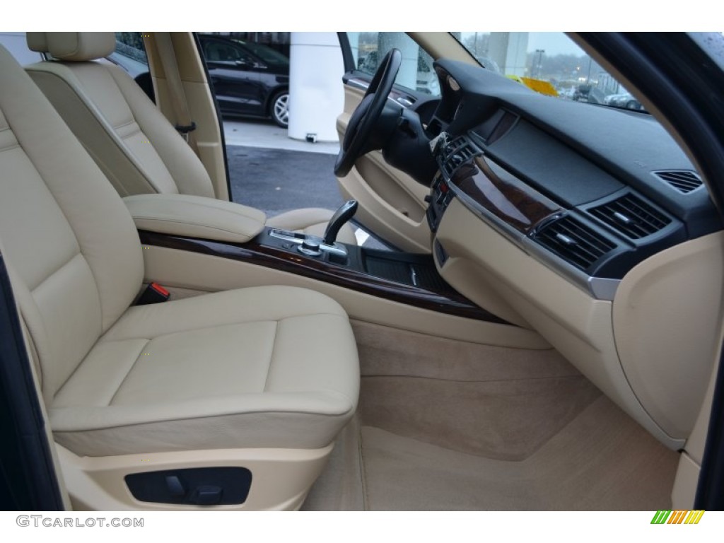 2008 X5 3.0si - Deep Green Metallic / Sand Beige photo #16