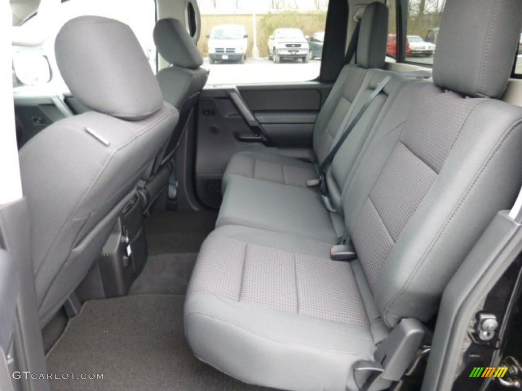 2013 Nissan Titan SV Crew Cab 4x4 Rear Seat Photo #75955121