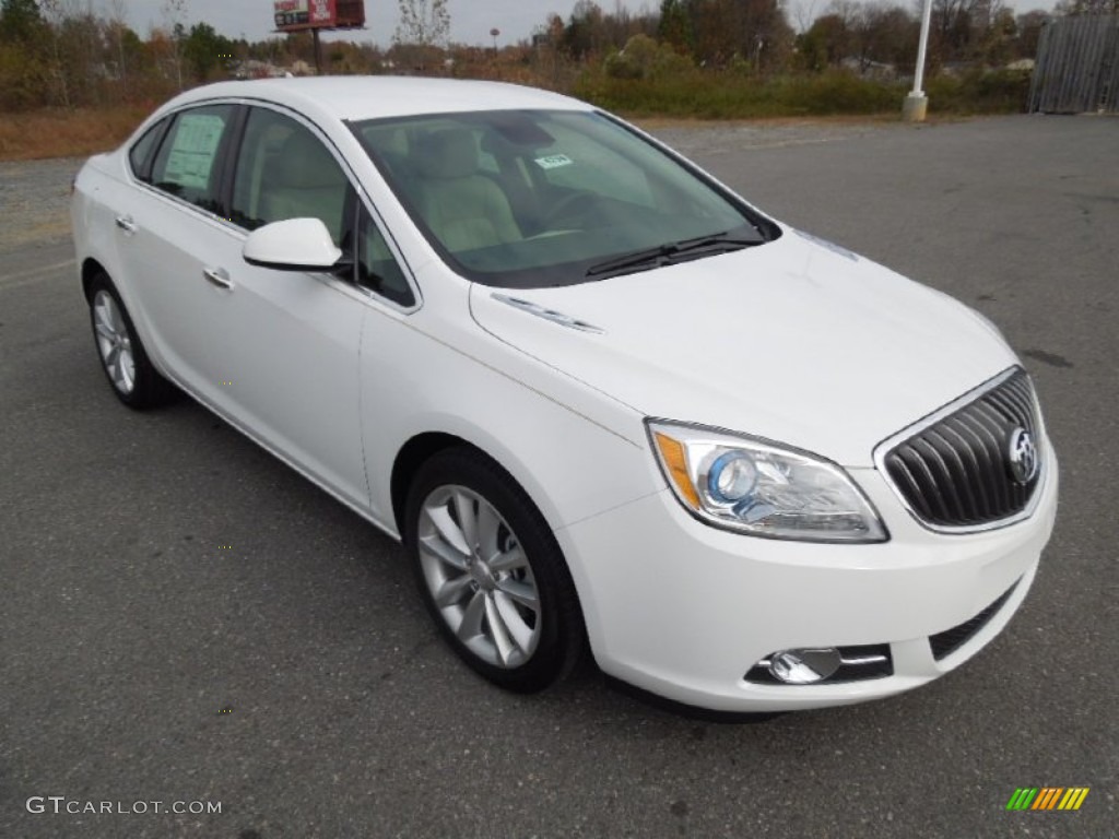 White Diamond Tricoat 2013 Buick Verano FWD Exterior Photo #75955276