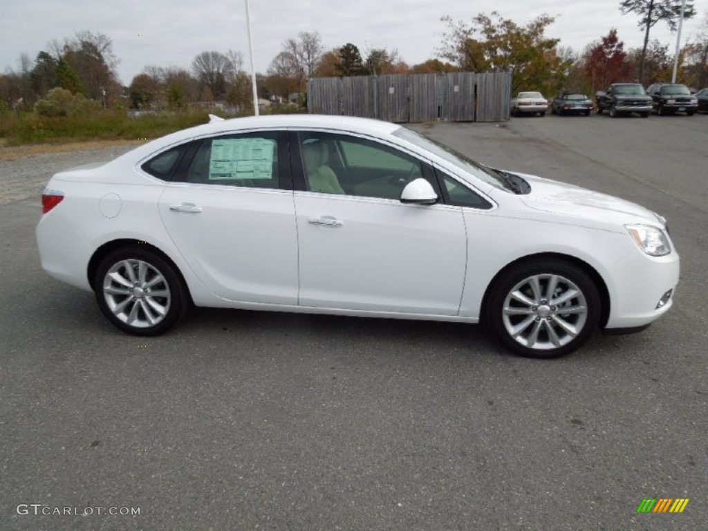 White Diamond Tricoat 2013 Buick Verano FWD Exterior Photo #75955290