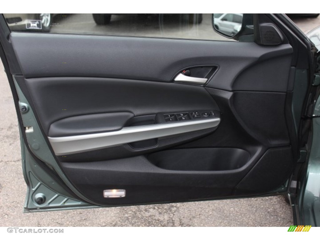 2008 Honda Accord EX Sedan Black Door Panel Photo #75955894