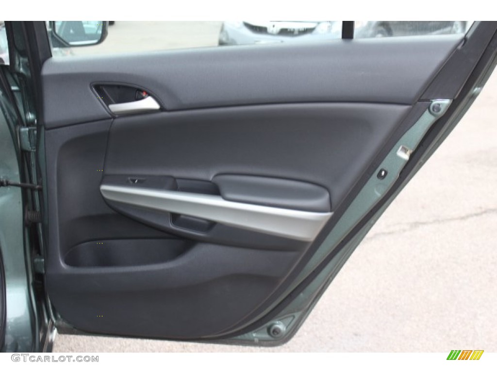 2008 Honda Accord EX Sedan Black Door Panel Photo #75956050