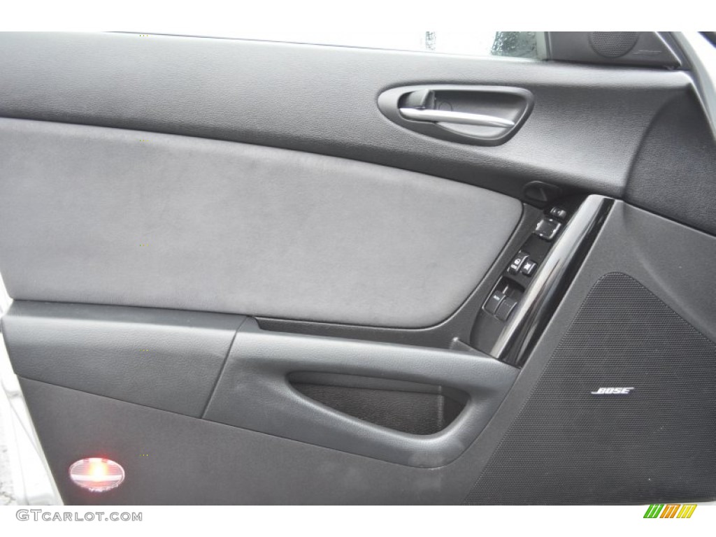 2007 Mazda RX-8 Sport Black Door Panel Photo #75956299
