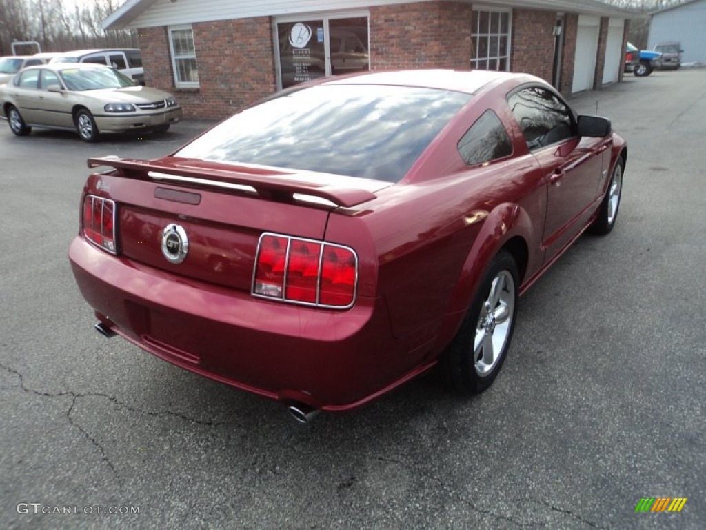 2006 Mustang GT Premium Coupe - Redfire Metallic / Light Parchment photo #3