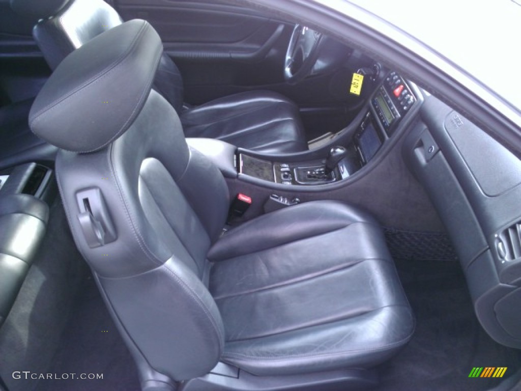 Charcoal Interior 2001 Mercedes-Benz CLK 55 AMG Coupe Photo #75956487