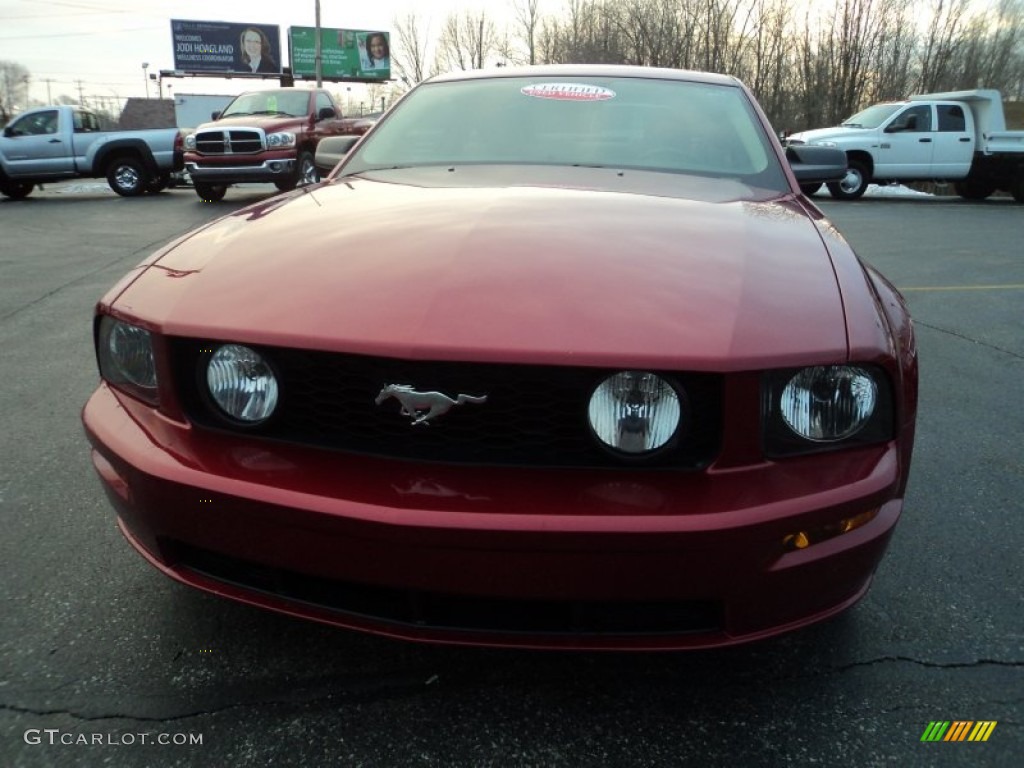 2006 Mustang GT Premium Coupe - Redfire Metallic / Light Parchment photo #15