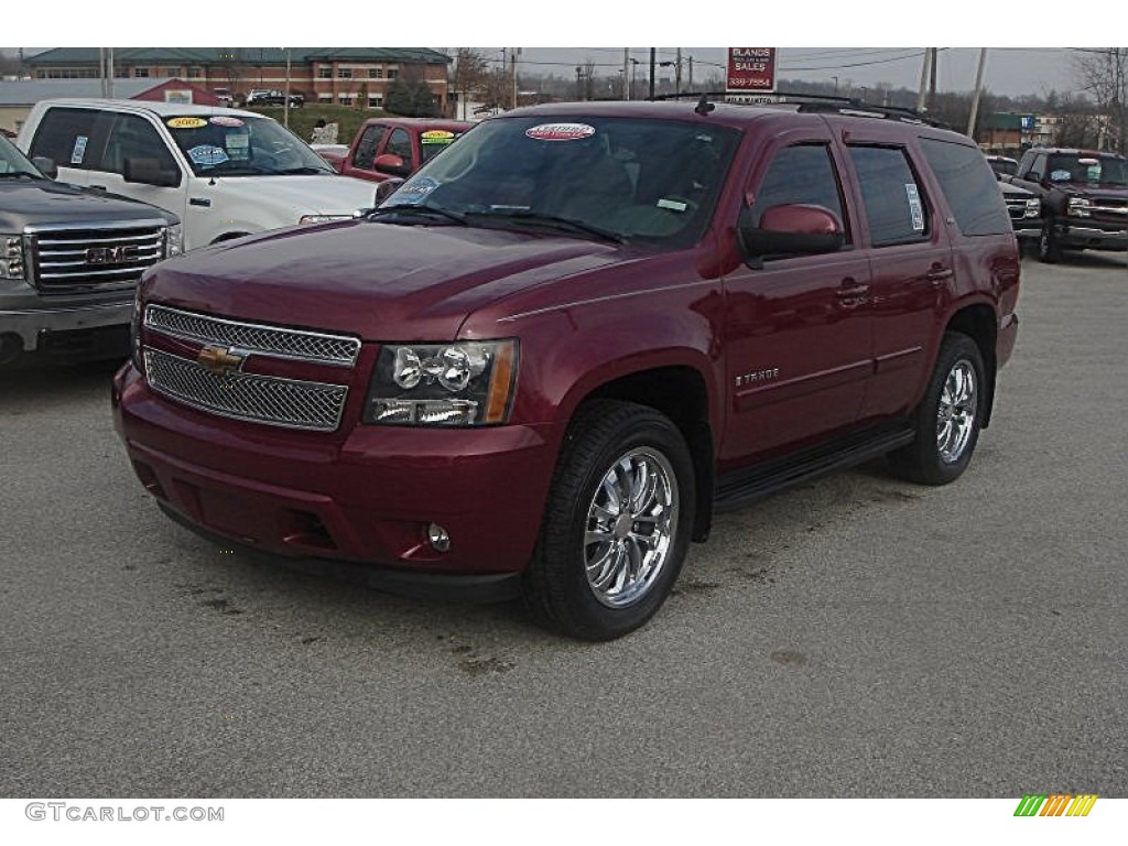 2007 Tahoe LTZ 4x4 - Sport Red Metallic / Dark Titanium/Light Titanium photo #1