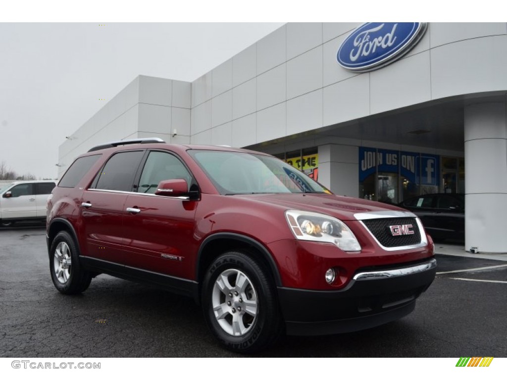 2007 Acadia SLT - Red Jewel Tintcoat / Titanium photo #1