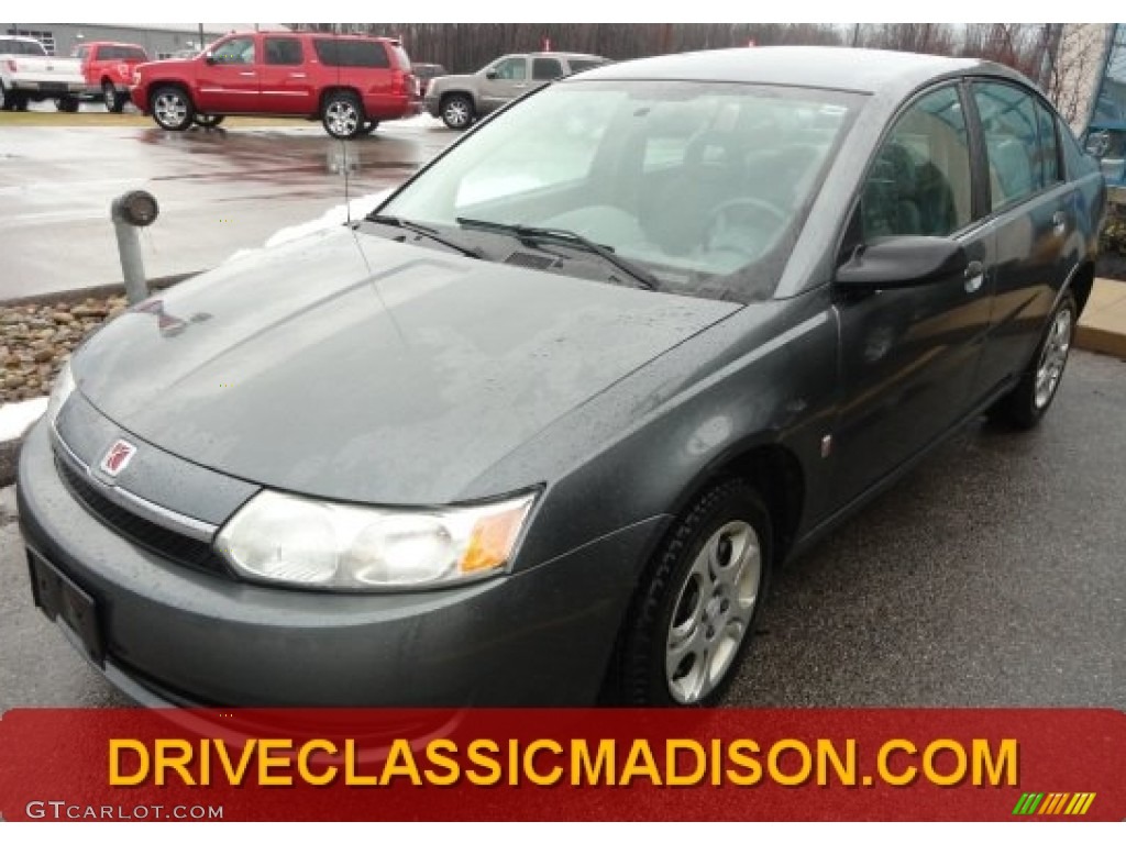 2004 ION 2 Sedan - Storm Grey / Grey photo #1