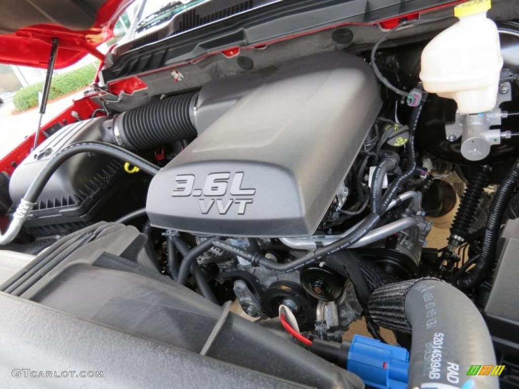 2013 Ram 1500 SLT Crew Cab 3.6 Liter DOHC 24-Valve VVT Pentastar V6 Engine Photo #75960766
