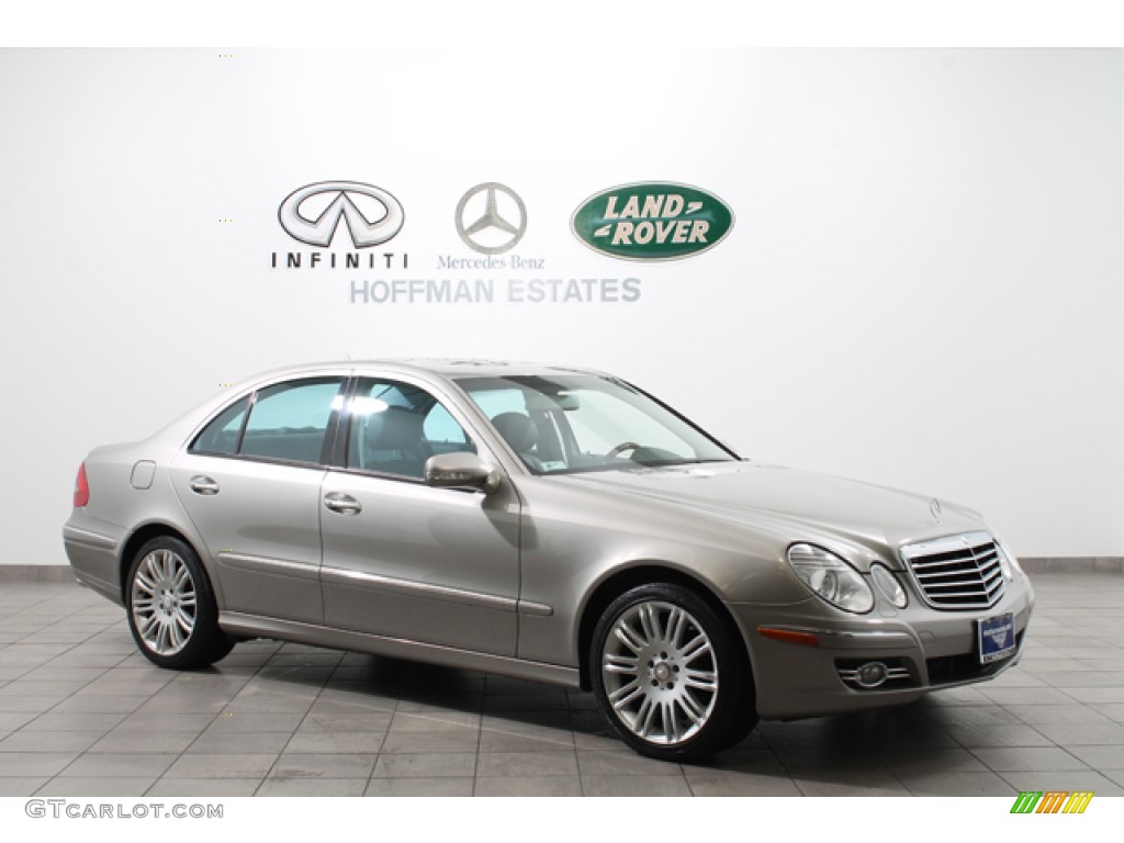 2008 E 350 4Matic Sedan - Pewter Metallic / Black photo #1