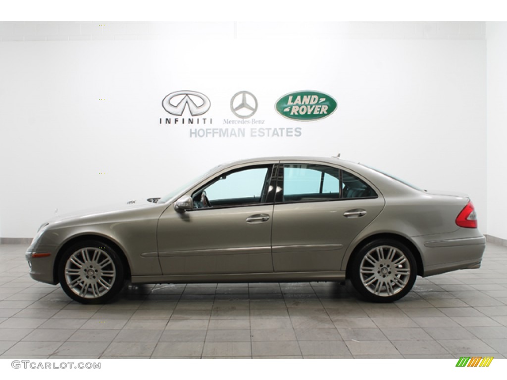 2008 E 350 4Matic Sedan - Pewter Metallic / Black photo #2