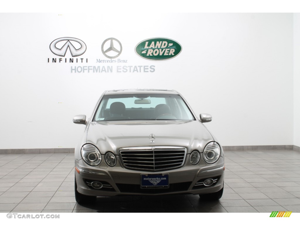 2008 E 350 4Matic Sedan - Pewter Metallic / Black photo #3