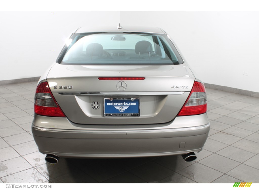 2008 E 350 4Matic Sedan - Pewter Metallic / Black photo #4