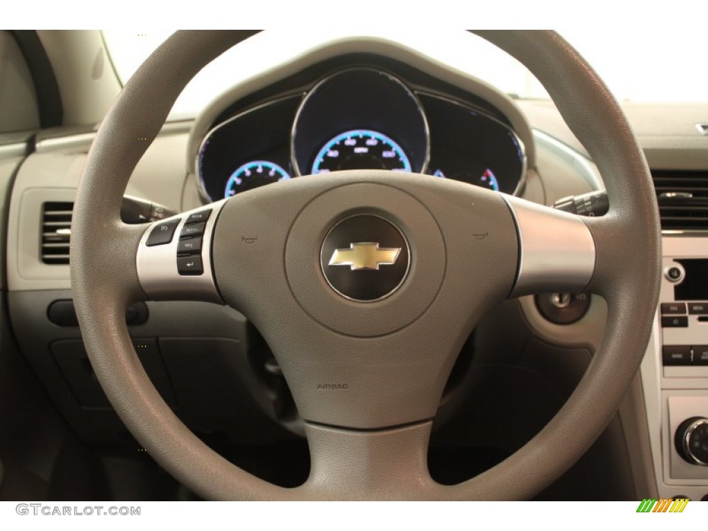 2010 Chevrolet Malibu LS Sedan Titanium Steering Wheel Photo #75962347
