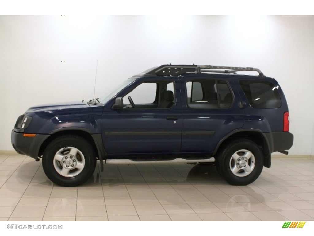 2003 Xterra XE V6 - Just Blue Metallic / Charcoal photo #4