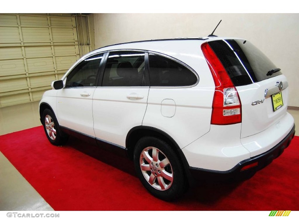 2008 CR-V EX-L - Taffeta White / Gray photo #4