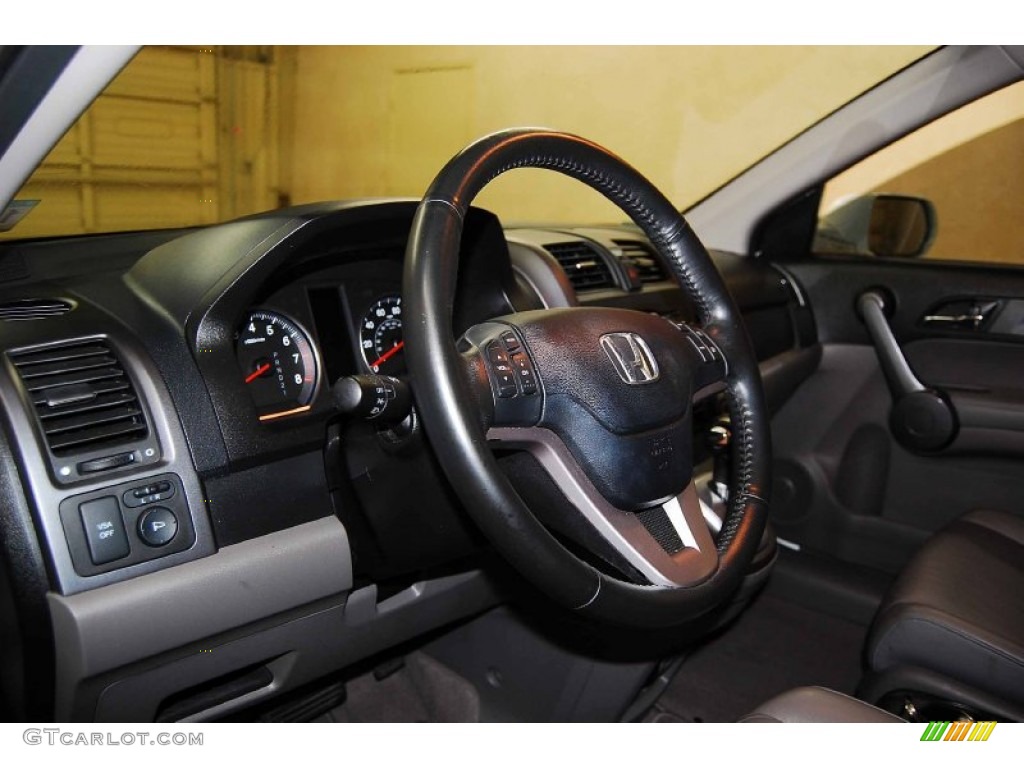 2008 CR-V EX-L - Taffeta White / Gray photo #11