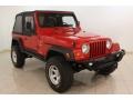 Flame Red 1999 Jeep Wrangler Sport 4x4