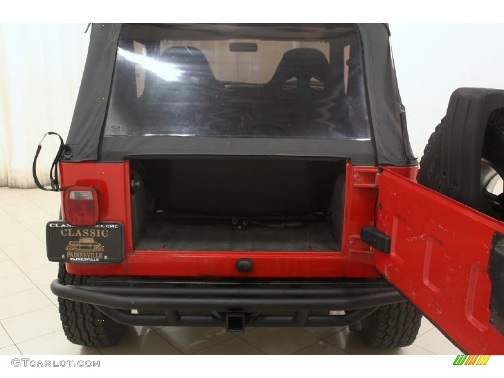 1999 Wrangler Sport 4x4 - Flame Red / Agate photo #13