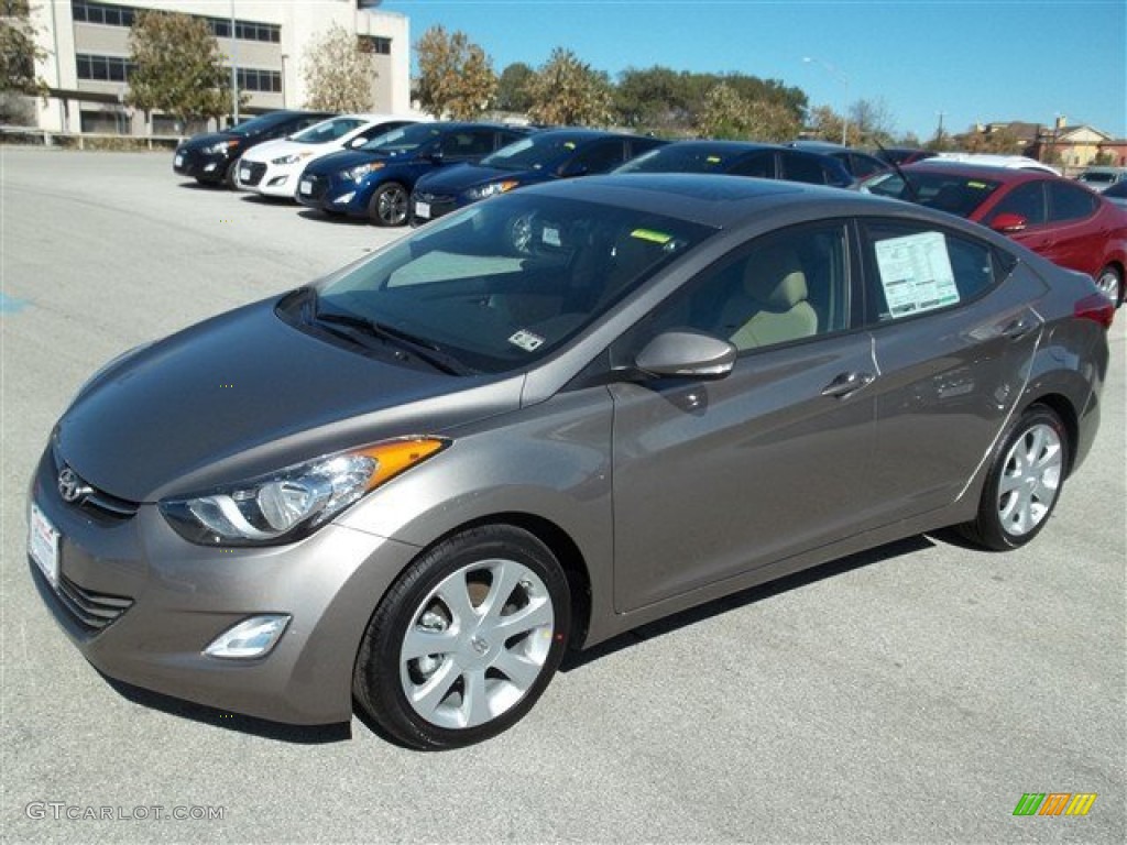 2013 Elantra Limited - Desert Bronze / Beige photo #2