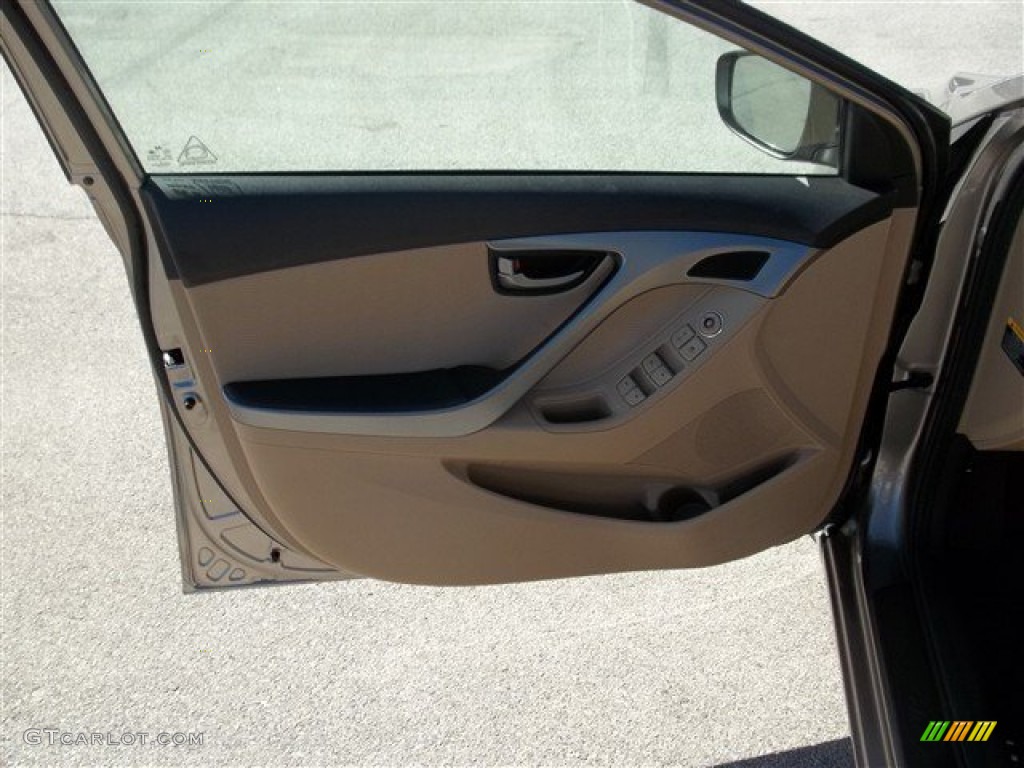 2013 Elantra Limited - Desert Bronze / Beige photo #6