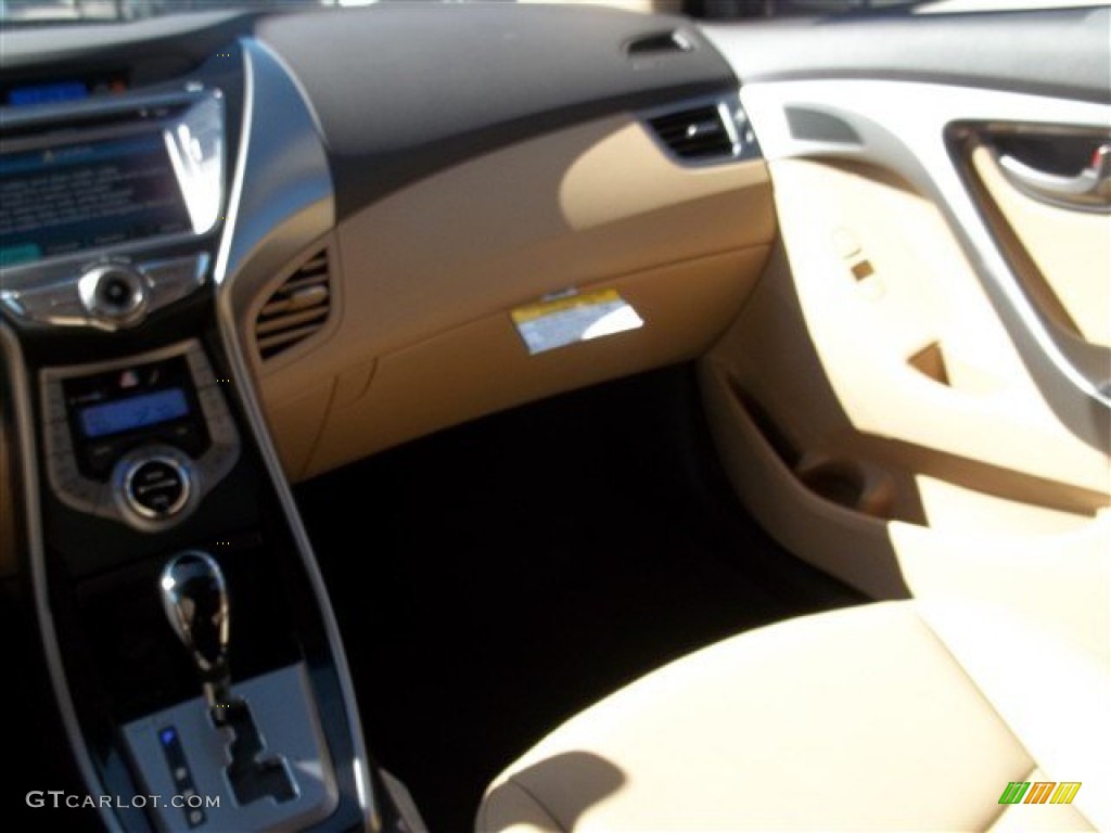 2013 Elantra Limited - Desert Bronze / Beige photo #11