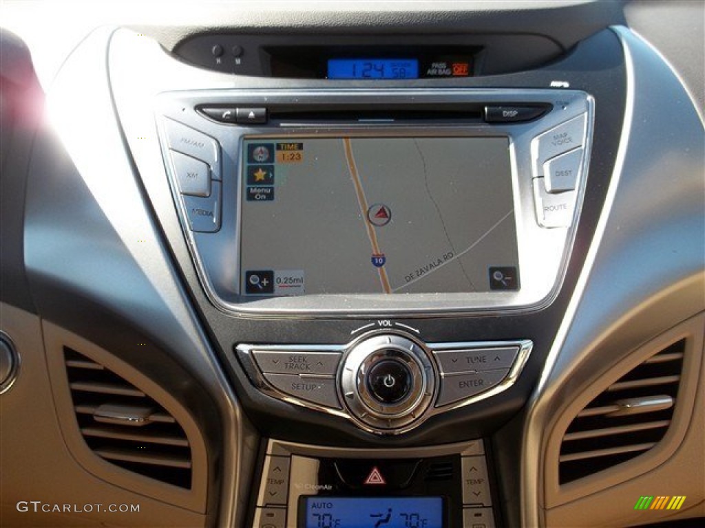 2013 Elantra Limited - Desert Bronze / Beige photo #14