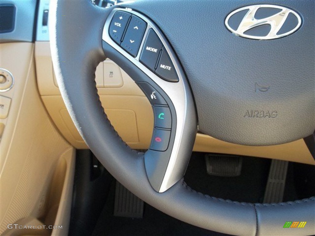 2013 Elantra Limited - Desert Bronze / Beige photo #16