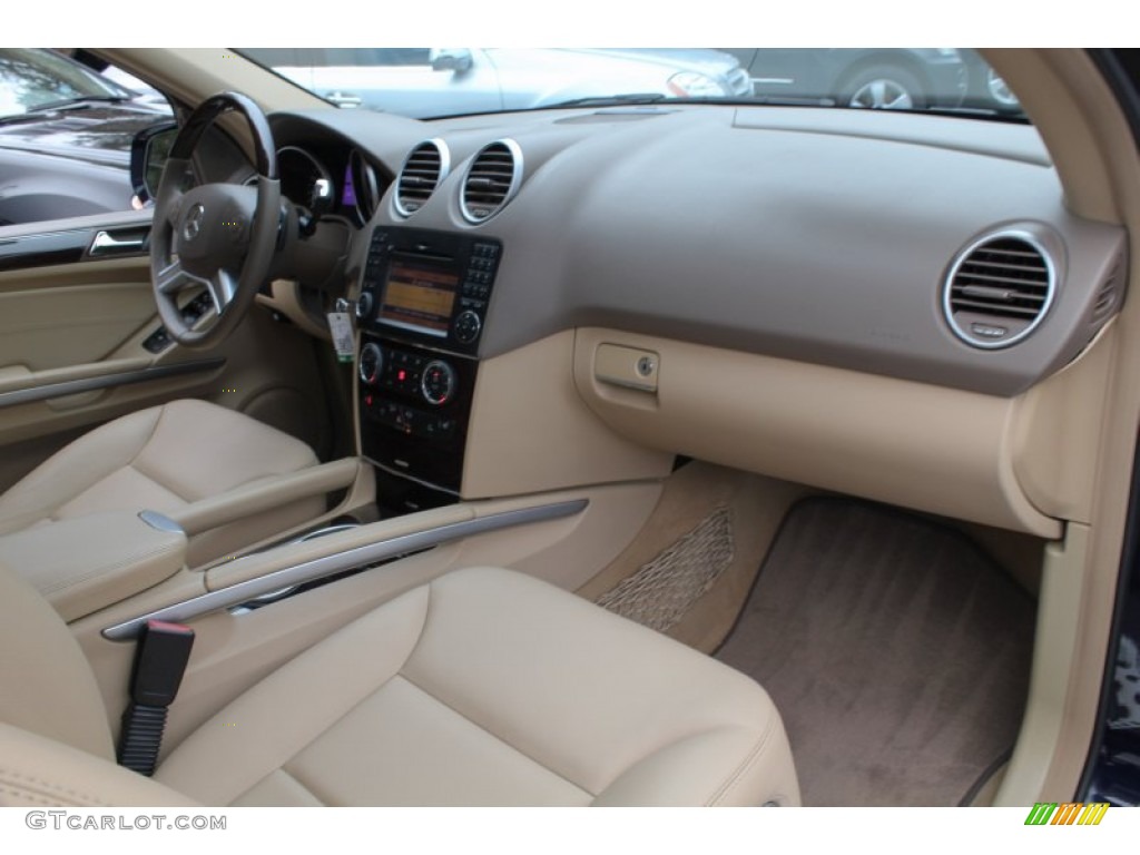 2010 Mercedes-Benz ML 350 4Matic Cashmere Dashboard Photo #75965002