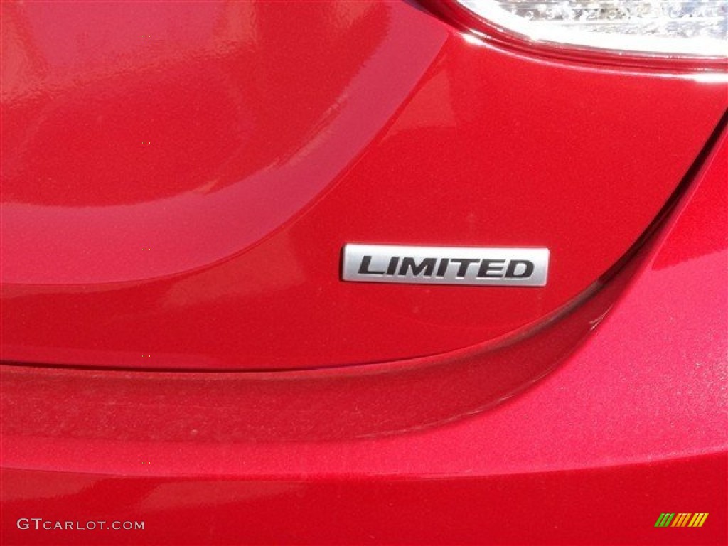 2013 Elantra Limited - Red Allure / Beige photo #5