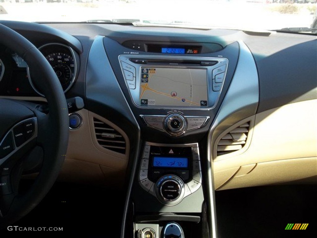2013 Elantra Limited - Red Allure / Beige photo #14