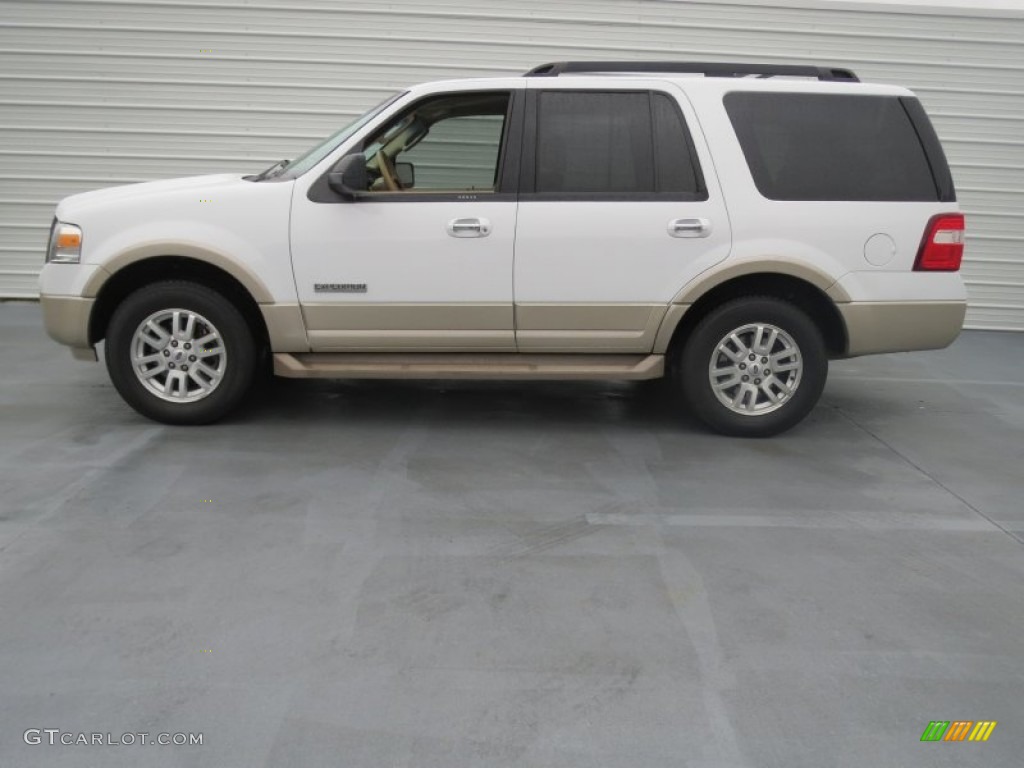 Oxford White 2007 Ford Expedition Eddie Bauer Exterior Photo #75965890