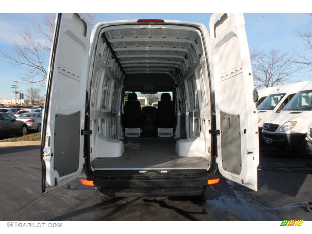 2012 Sprinter 3500 High Roof Extended Cargo Van - Arctic White / Lima Black Fabric photo #6
