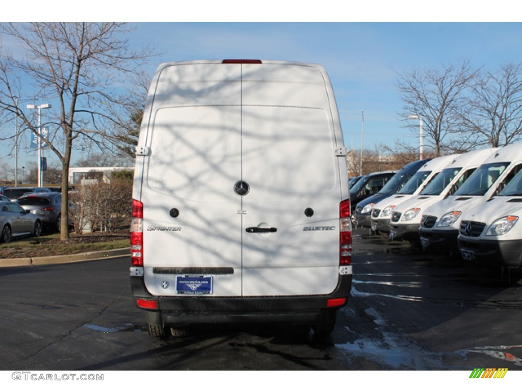 2012 Sprinter 3500 High Roof Extended Cargo Van - Arctic White / Lima Black Fabric photo #3