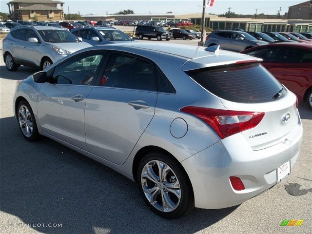 2013 Elantra GT - Silver / Black photo #3