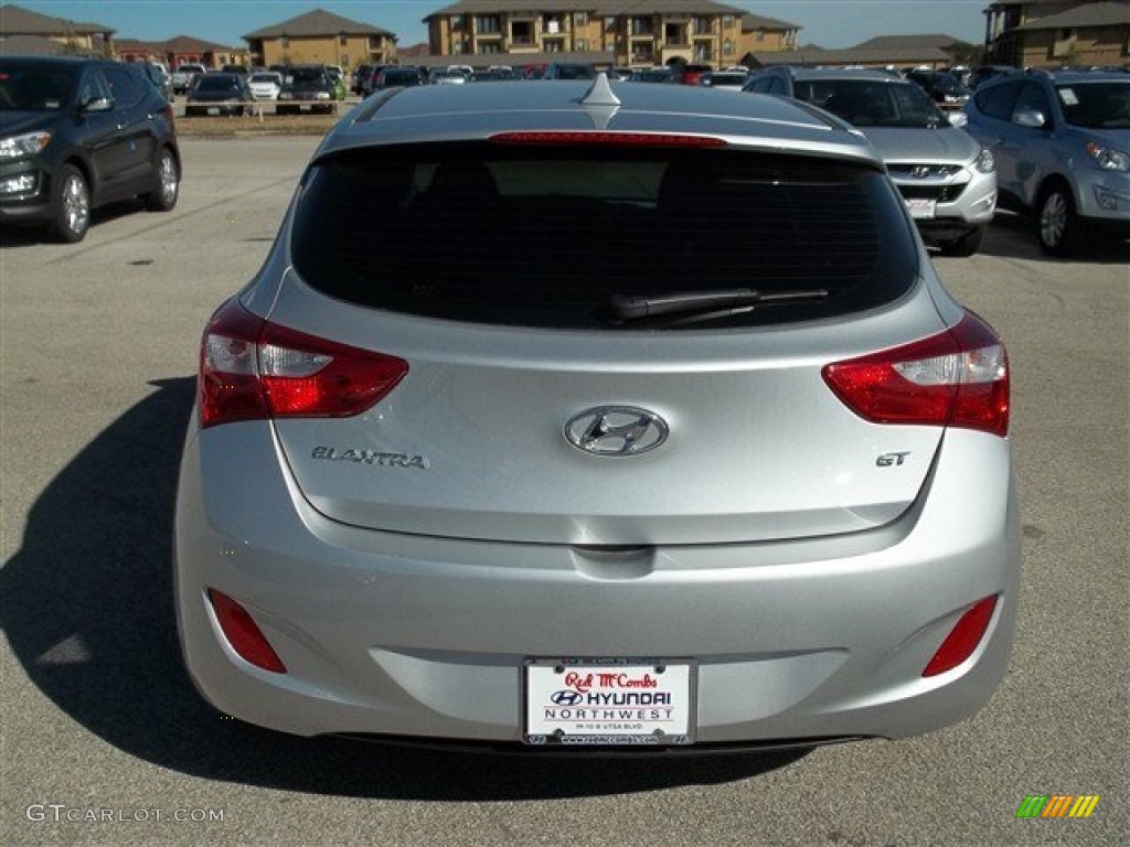 2013 Elantra GT - Silver / Black photo #4