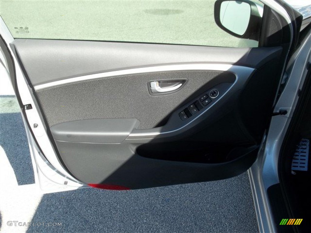 2013 Elantra GT - Silver / Black photo #5