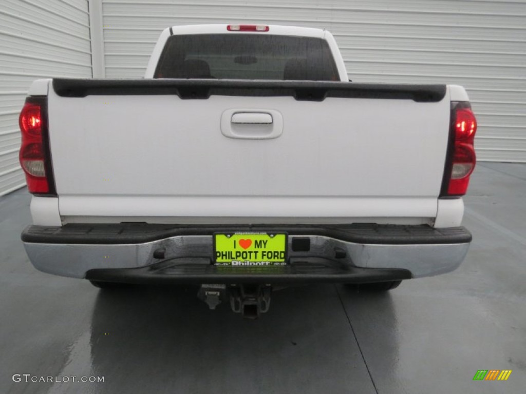 2005 Silverado 1500 LS Regular Cab - Summit White / Dark Charcoal photo #4