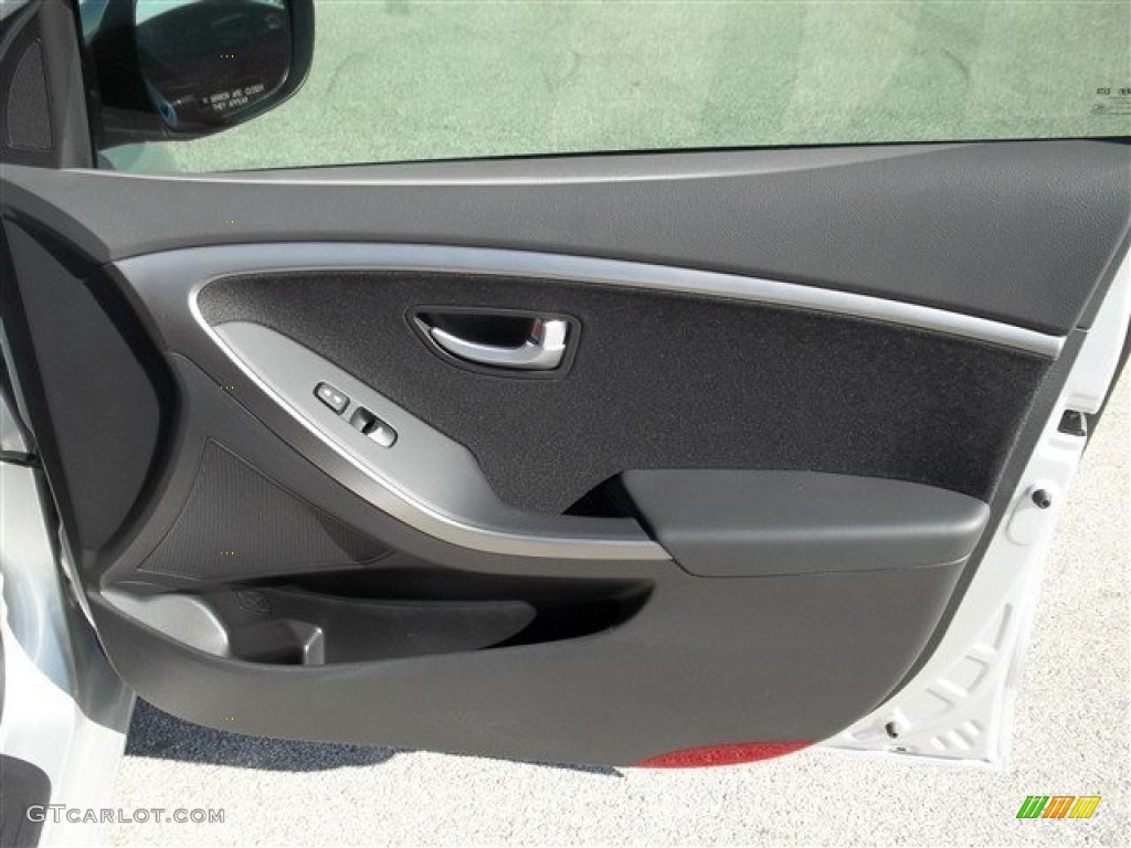 2013 Elantra GT - Silver / Black photo #10