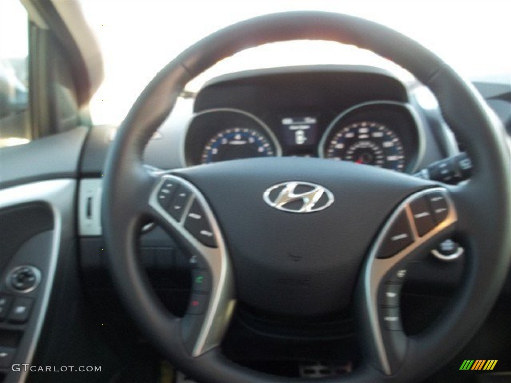 2013 Elantra GT - Silver / Black photo #15